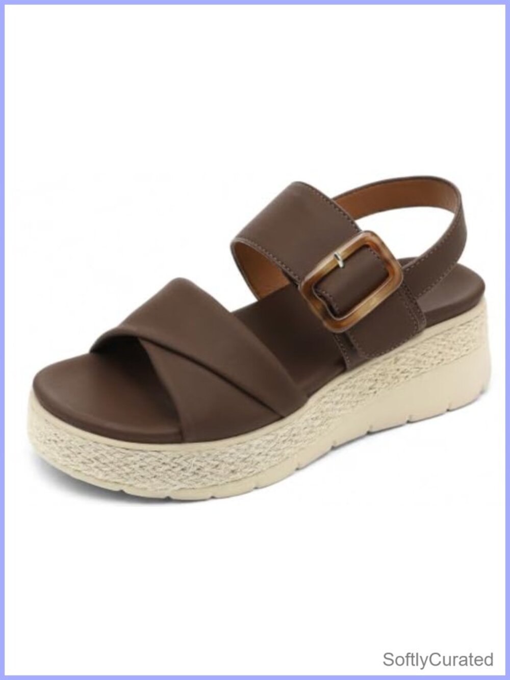 Womens Low Wedge Platform Sandals Orthopedic Arch Support Espadrille